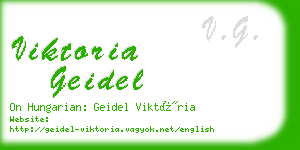 viktoria geidel business card